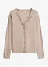 Finstrikket cardigan i lett viskosemiks, bonprix