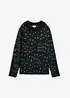 Finstrikket, leopardmønstret genser, bonprix