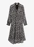 Midikjole med asymmetrisk fald, bonprix