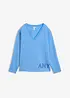 Sweatshirt i elastisk økologisk bomullsmiks, bonprix