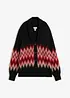 Cardigan med fint strikkemønster, bonprix