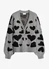 Mønstret cardigan, bonprix