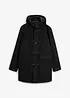 Varmende duffelcoat i ullstil, bonprix