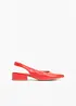 Slingbacks med flat hæl, bonprix