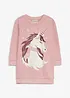 Sweatshirtkjole i 100% bomull, bonprix