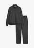 Vintervarm joggedress med myk pilefleece, bonprix