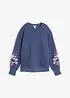 Sweatshirt i bomullsmiks, bonprix