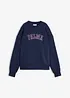 Oversized sweatshirt i bomullsmiks, bonprix