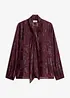 Sløyfe-bluse med broderi, bonprix