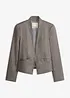 Blazer med fiskebensmønster i ullstil, bonprix