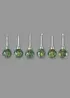 LED-hengende juletrekuler (6-pack), bonprix