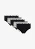 Panty av myk økologisk bomullsmiks (5-pack), bonprix
