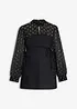 Festlig mammabluse med transparente ermer, bonprix