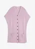 Ribbestrikket cape av myk ullmiks, bonprix