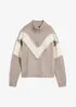 Half-zip-genser, bonprix