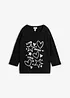 Oversized topp i bomullsmiks, bonprix