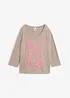 Oversized topp i bomullsmiks, bonprix