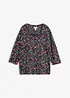 Oversized topp i bomullsmiks, bonprix