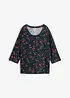 Oversized topp i bomullsmiks, bonprix