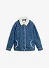 Varmt fôret denimjakke med teddyfôr, bonprix
