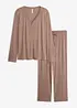 Loungewear-kosedress i myk pointellejersey, bonprix