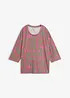 Oversized topp i bomull- og viskosemiks, bonprix