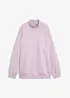 Sweatshirt med rullekrage, bonprix