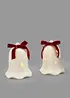 LED-bjeller med sløyfe (2-pack), bonprix