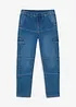 Regular fit cargojeans med varmende jerseyfôr, bonprix
