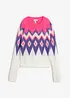 Grovstrikket Fair Isle-genser, bonprix