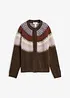 Cardigan med kofteinspirert mønster, bonprix