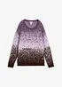 Genser i fluffy, myk strikk, bonprix