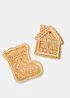 Skåler i pepperkakedesign (2-pack), bonprix