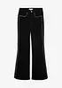 Flared-jeans High Waist med naglebesetning, bonprix