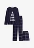 Pyjamas i myk bomull, leveres med gavepose, bonprix