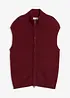 Strikket vest i bomullsmiks, bonprix