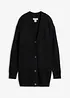 Grovstrikket cardigan i myk garnmiks med ull, bonprix