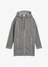Lang hettejakke i fleece, bonprix