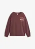 Oversized sweatshirt i 100% bomull, bonprix