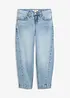 Barrel jeans, Mid Waist, cropped, bonprix