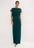 Jumpsuit i myk scuba med blonder, bonprix