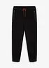 Joggebukse i fleece og regular fit, bonprix