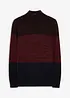 Half-zip-genser i myk bomullsmiks, bonprix