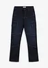 Varme, regular fit cargojeans med regulerbar, elastisk linning, straight, bonprix