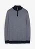 Half-zip-genser i 100% bomull, bonprix