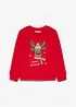 Julelig sweatshirt i økologisk bomull, bonprix