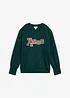 Sweatshirt i bomullsmiks, bonprix