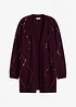 Lang cardigan med paljetter, bonprix