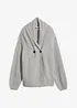Grovstrikket cardigan med sjalskrage, bonprix