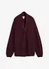 Grovstrikket cardigan med sjalskrage, bonprix